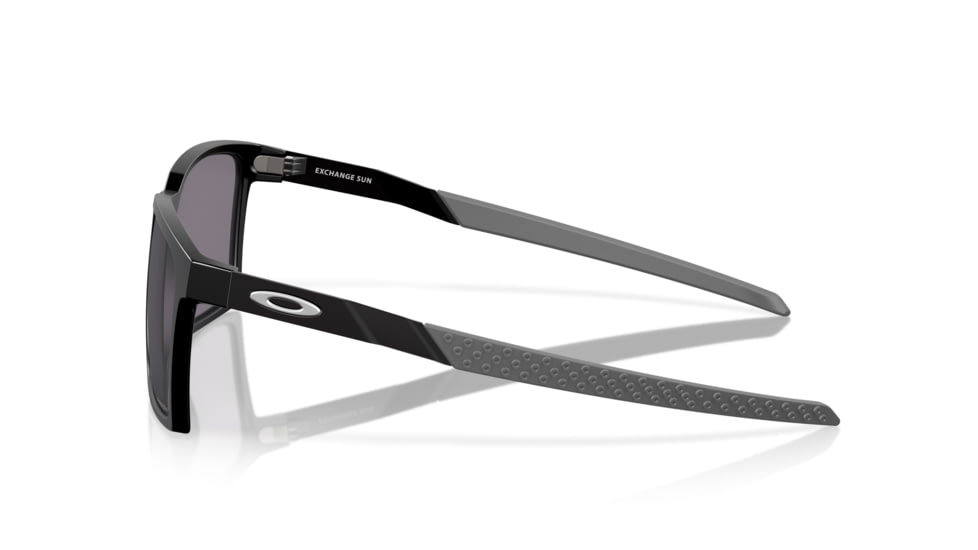 Oakley Exchange Sun Sunglasses, Satin Black, PRIZM Grey Polarized, PRIZM Grey Polarized, OO9483-0456