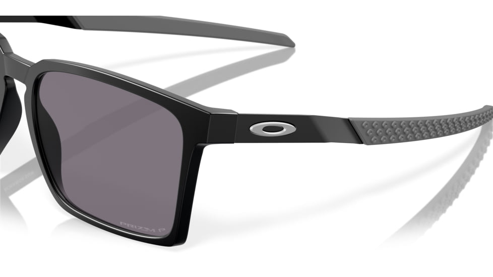 Oakley Exchange Sun Sunglasses, Satin Black, PRIZM Grey Polarized, PRIZM Grey Polarized, OO9483-0456