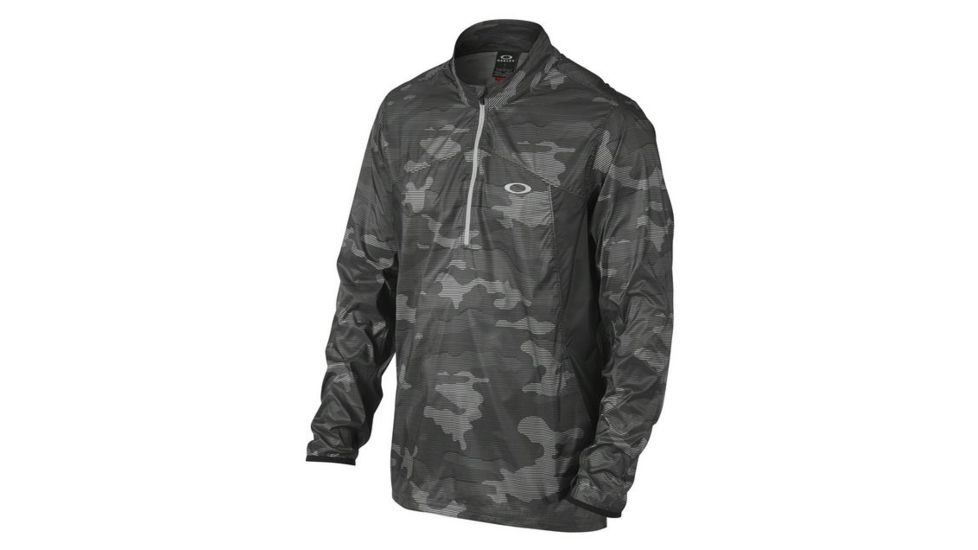 Oakley Factory Lite 1/4 Zip, Jet Black, Medium 412040-01K-MD
