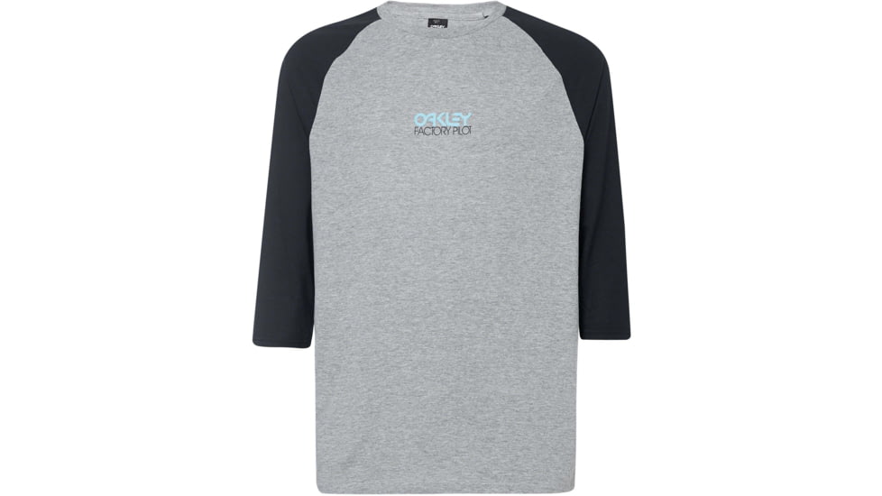 Oakley Factory Pilot 3/4 Tee - Mens, Blackout, Medium, 457816-02E-M
