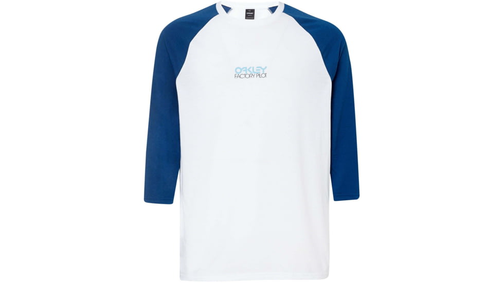 Oakley Factory Pilot 3/4 Tee - Mens, Dark Blue, Large, 457816-609-L