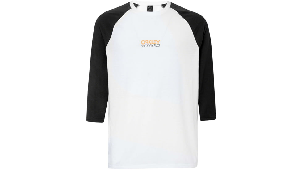 Oakley Factory Pilot 3/4 Tee - Men's, White, Extra Small, 457816-100-XS