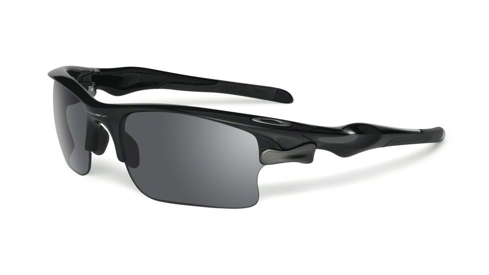 Oakley FAST JACKET XL OO9156 Progressive Prescription Sunglasses OO9156-915618-71 - Lens Diameter 71 mm, Frame Color Polished Black