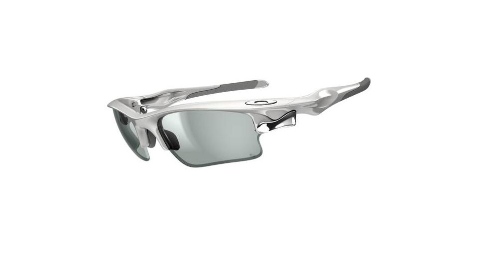 Oakley Fast Jacket XL Shades, Polish Wht Frm, Clr Blk Irid Photo Lens, SOLFX OO9156-10