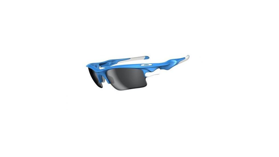 Oakley Fast Jacket XL Single Vision Prescription Sunglasses - SkyBlue Frame OO9156-04