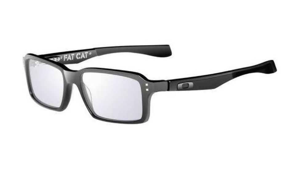 Oakley Fat Cat 54mm Black Progressive Vision Prescription Eyeglasses OX1041-0154