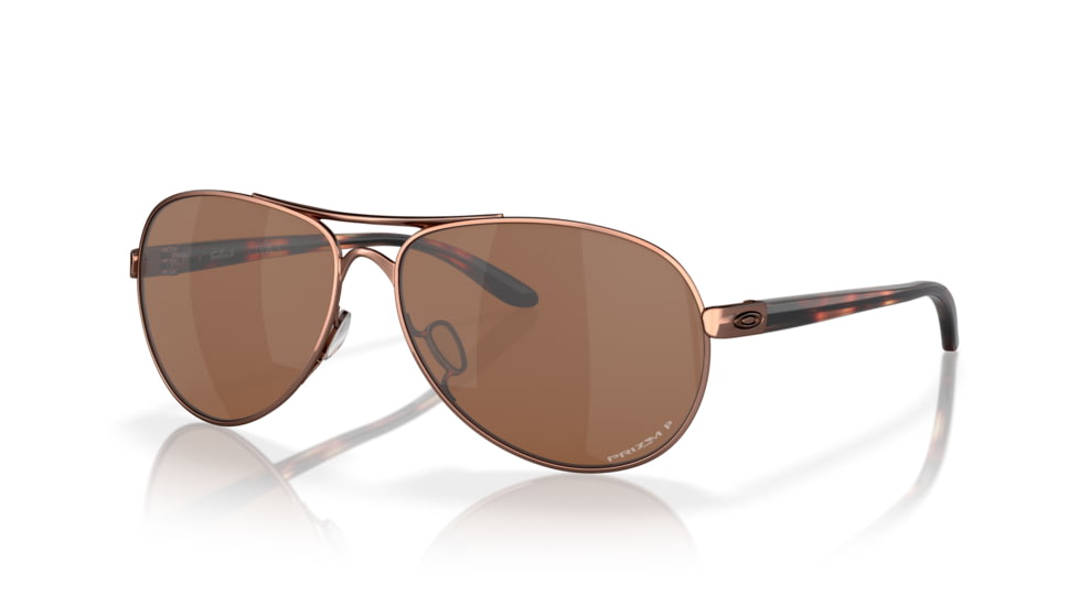 Oakley Feedback OO4079 Progressive Prescription Sunglasses OO4079-407931-59 - Lens Diameter 59 mm, Frame Color Rose Gold