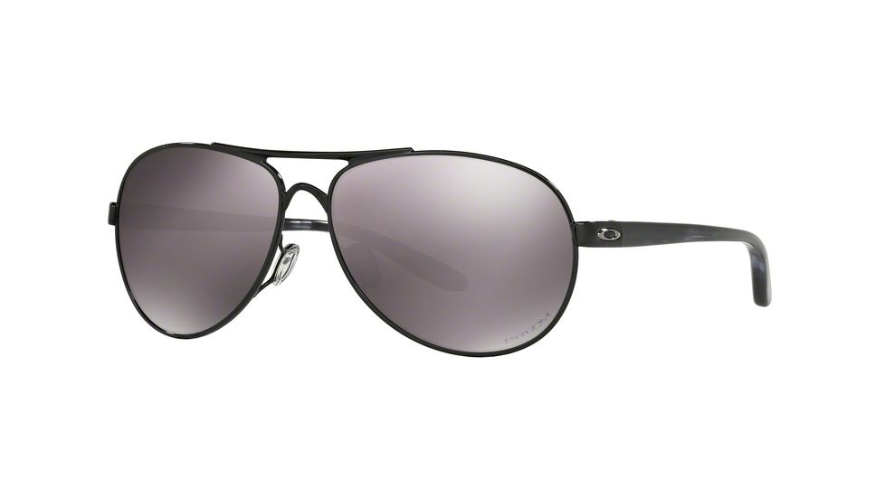 Oakley Feedback Womens Sunglasses 407927-59 - Polished Black Frame, Prizm Daily Polarized Lenses