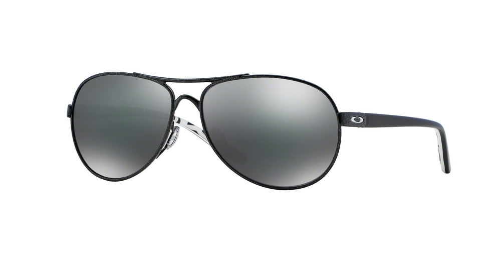 Oakley FEEDBACK OO4079 Single Vision Prescription Sunglasses OO4079-407905-59 - Lens Diameter 59 mm, Frame Color Metallic Black