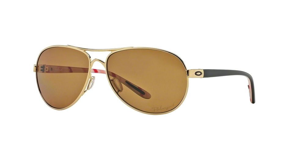Oakley FEEDBACK OO4079 Single Vision Prescription Sunglasses OO4079-407908-59 - Lens Diameter 59 mm, Frame Color Polished Gold