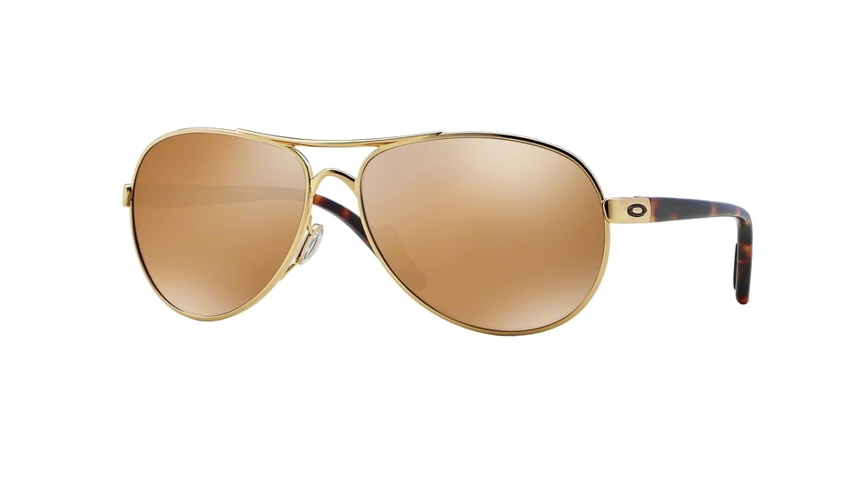 Oakley FEEDBACK OO4079 Single Vision Prescription Sunglasses OO4079-407904-59 - Lens Diameter 59 mm, Frame Color Polished Gold