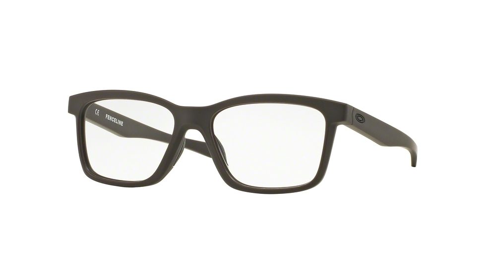 Oakley FENCELINE OX8069 Single Vision Prescription Eyeglasses 806907-53 - Satin Flint Frame