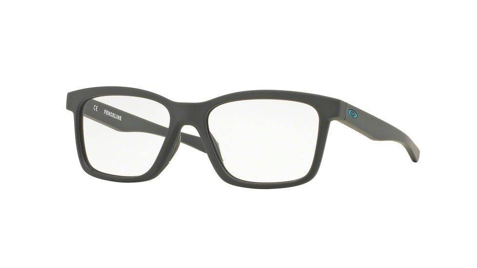 Oakley FENCELINE OX8069 Single Vision Prescription Eyeglasses 806908-53 - Satin Pavement Frame