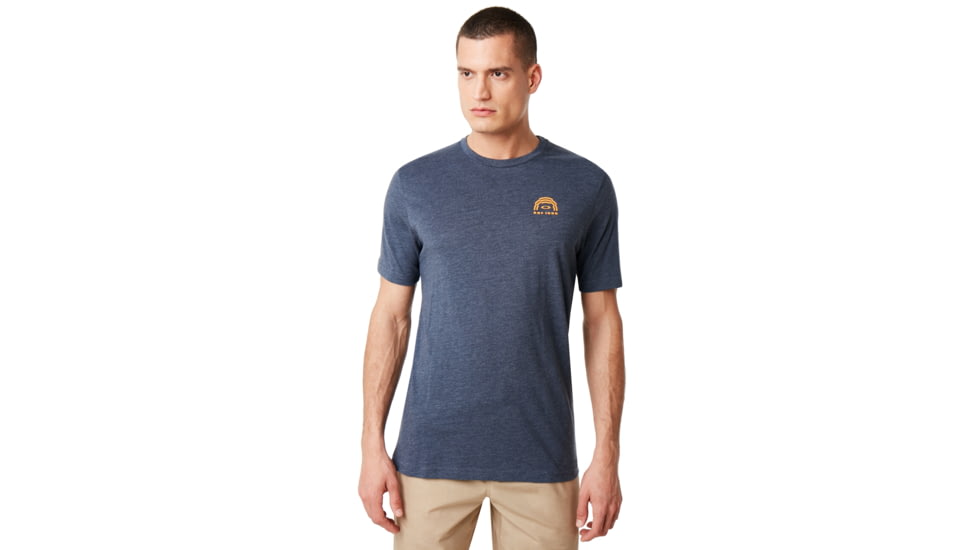 Oakley Fhr Tribute Tee - Mens, Foggy Blue Hthr, Large, 457540-6FH-L