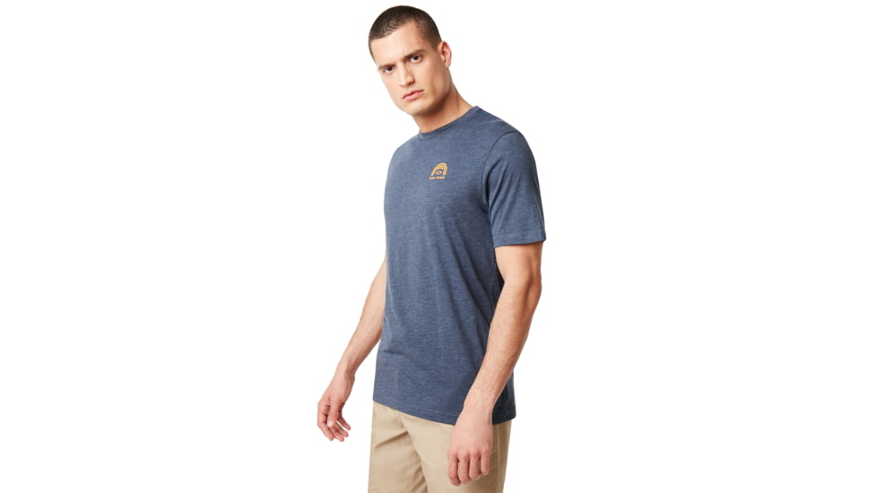 Oakley Fhr Tribute Tee - Mens, Foggy Blue Hthr, Large, 457540-6FH-L