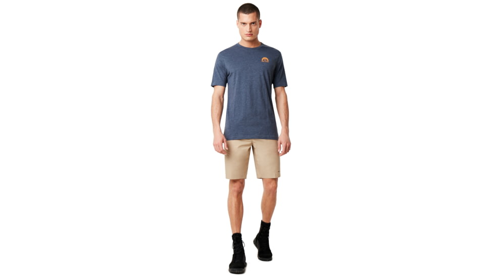 Oakley Fhr Tribute Tee - Mens, Foggy Blue Hthr, Large, 457540-6FH-L