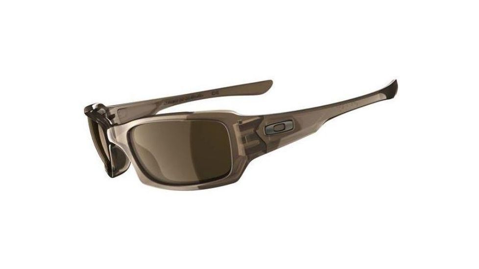 Oakley Fives Squared Single Vision Prescription Sunglasses - Brown Smoke Frame 24-193
