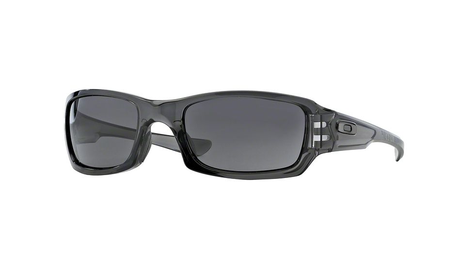 Oakley FIVES SQUARED OO9238 Single Vision Prescription Sunglasses OO9238-923805-54 - Lens Diameter 54 mm, Frame Color Grey Smoke