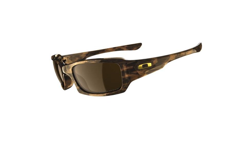 Oakley Fives Squared Single Vision Prescription Sunglasses - Brown Tortoise Frame 12-968