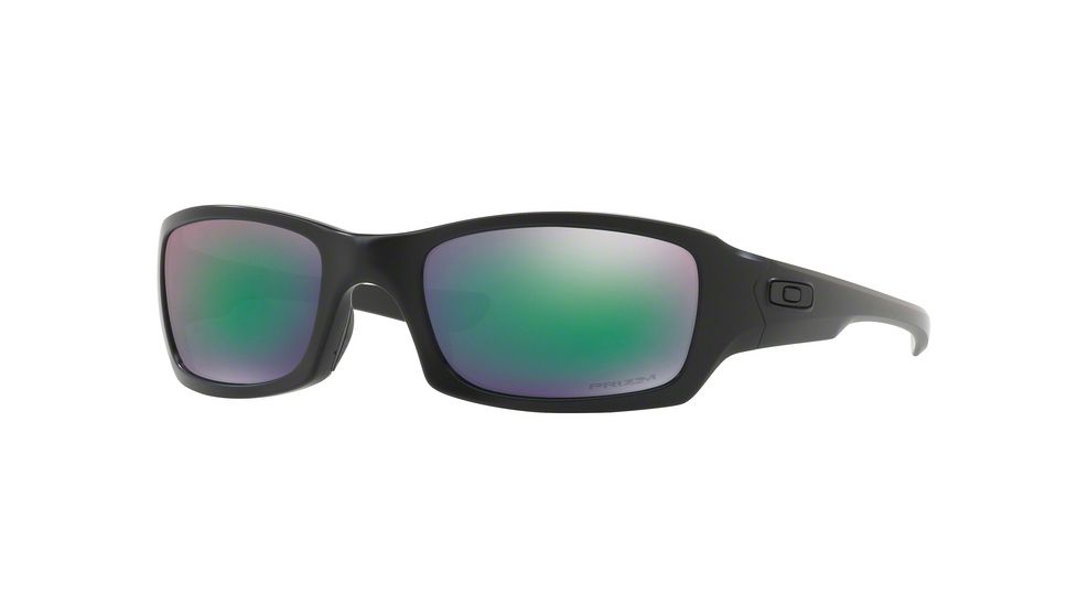 Oakley Fives Squared OO9238 Single Vision Prescription Sunglasses OO9238-923815-54 - Lens Diameter 54 mm, Frame Color Matte Black