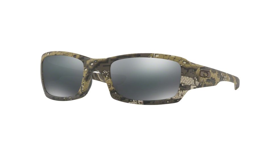 Oakley Fives Squared OO9238 Single Vision Prescription Sunglasses OO9238-923831-54 - Lens Diameter 54 mm, Frame Color Desolve Bare Camo