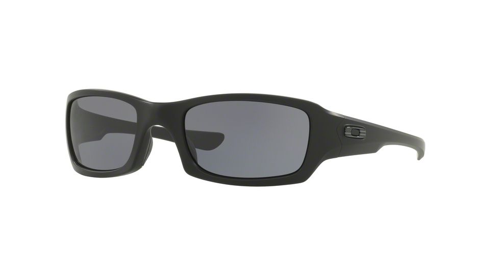 Oakley Fives Squared Sunglasses 923833-54 - Matte Black Frame, Grey Lenses