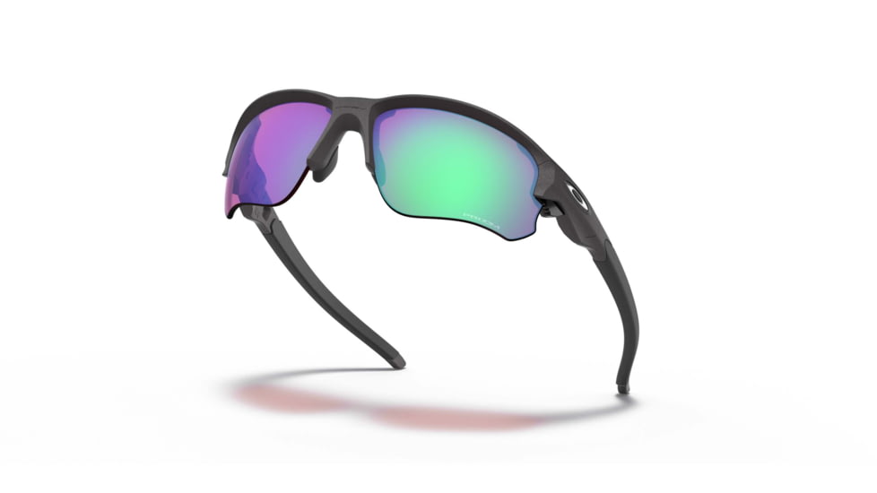 Oakley Flack Draft A Sunglasses, Steel Frame, Prizm Golf Lens, 70mm, OO9373-937304-70