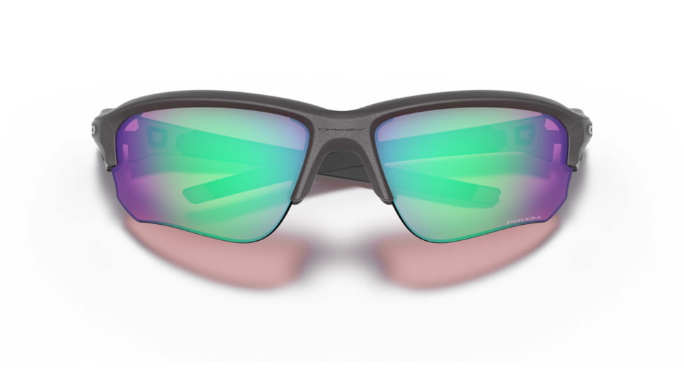 Oakley Flack Draft A Sunglasses, Steel Frame, Prizm Golf Lens, 70mm, OO9373-937304-70