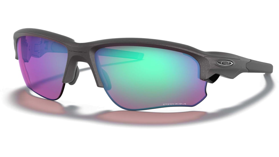 Oakley Flack Draft A Sunglasses, Steel Frame, Prizm Golf Lens, 70mm, OO9373-937304-70