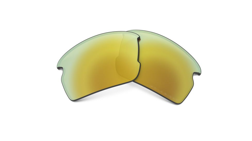 Oakley Flak 2.0 Polarized Replacement Lenses, 24K Iridium, ROO9295CB 2105