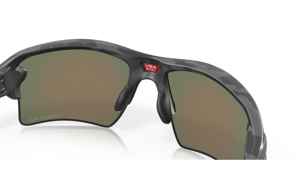 Oakley Flak 2.0 XL OO9188 Progressive Prescription Sunglasses, 59mm, Black/Camo, OO9188-918886-59-PRO