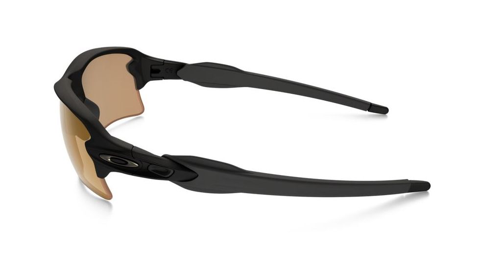 Oakley Flak 2.0 XL Sunglasses Matte Black Frame, Bronze Polarized Lens-OO9188-07
