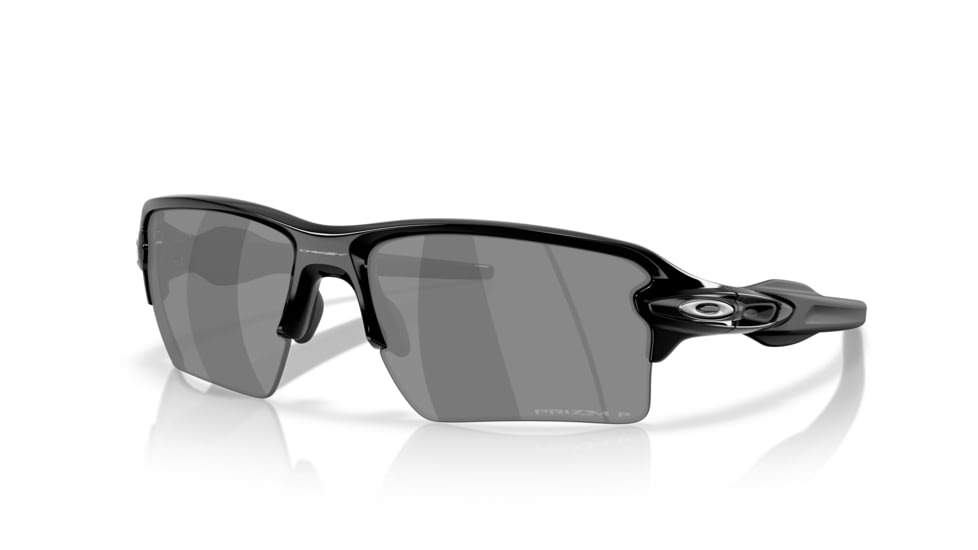 Oakley Flak 2.0 XXL Sunglasses, Polished Black, PRIZM Black Polarized, PRIZM Black Polarized, OO9488-0463