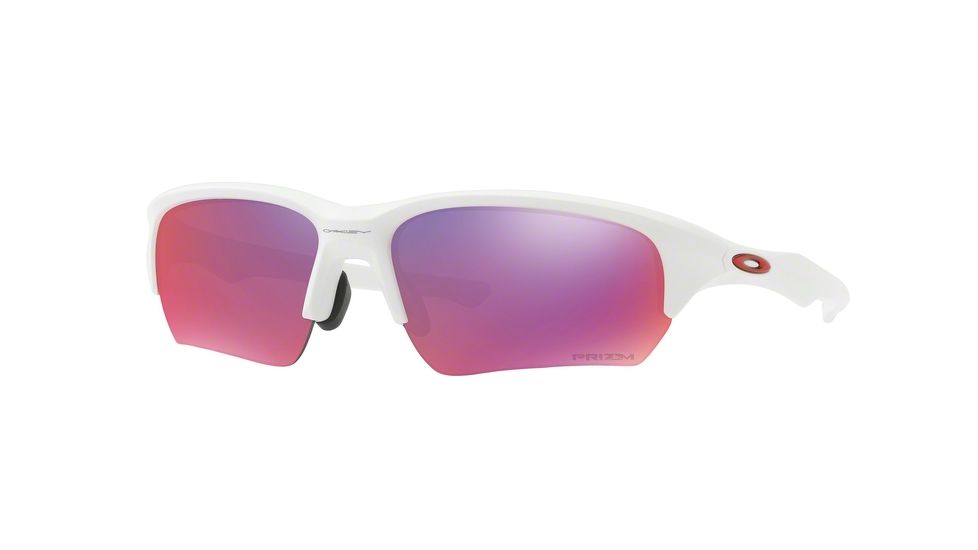 Oakley FLAK BETA A OO9372 Progressive Prescription Sunglasses OO9372-937206-65 - Lens Diameter 65 mm, Frame Color Matte White