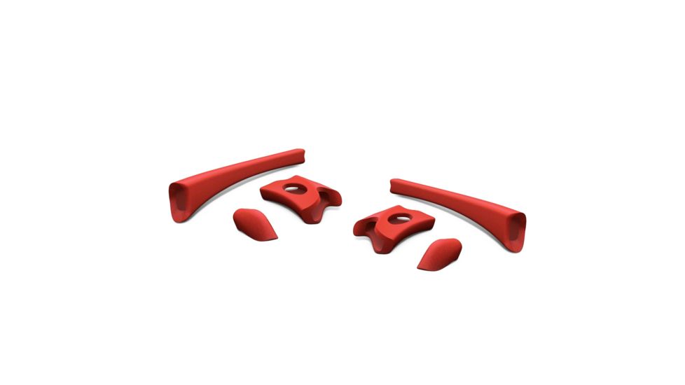 Oakley Flak Jacket Earsock/Nosepad Kit, Red, ROOKIT000 06-214