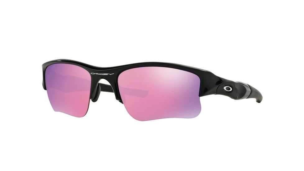 Oakley FLAK JACKET XLJ OO9009 Progressive Prescription Sunglasses OO9009-24-428-63 - Lens Diameter 63 mm, Frame Color Polished Black