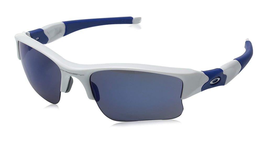 Oakley FLAK JACKET XLJ OO9009 Progressive Prescription Sunglasses OO9009-03-941-63 - Lens Diameter 63 mm, Frame Color Polished White