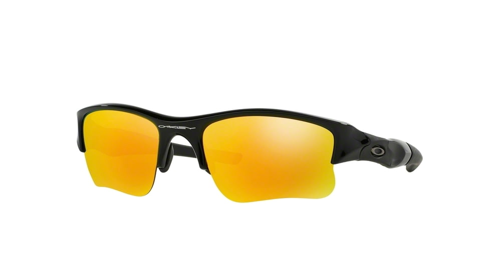 Oakley FLAK JACKET XLJ OO9009 Progressive Prescription Sunglasses OO9009-03-899-63 - Lens Diameter 63 mm, Frame Color Polished Black