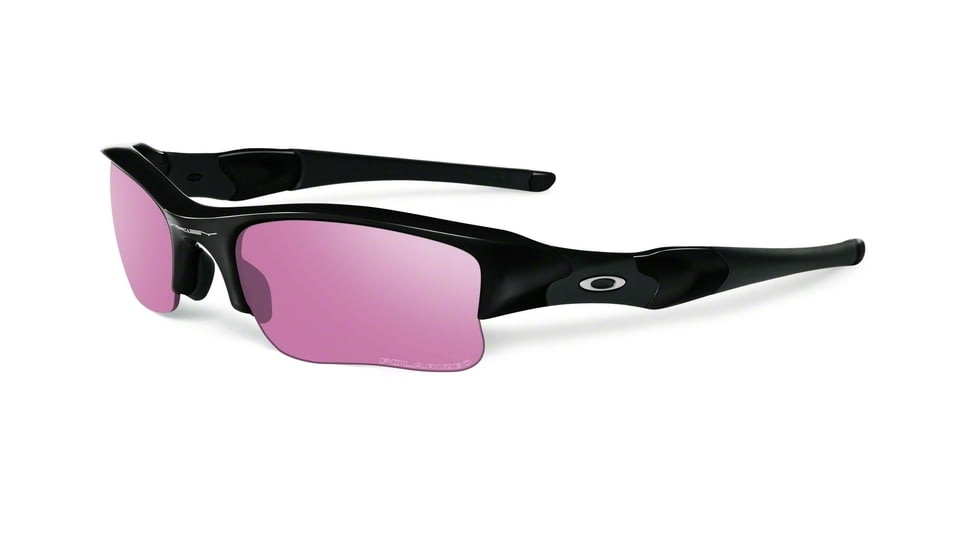 Oakley FLAK JACKET XLJ OO9009 Progressive Prescription Sunglasses OO9009-03-909-63 - Lens Diameter 63 mm, Frame Color Polished Black