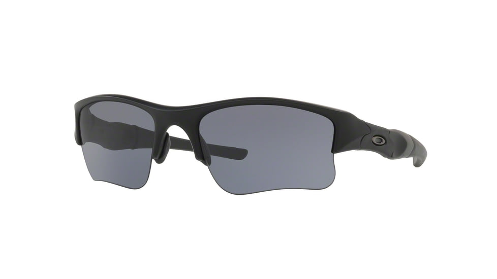 Oakley FLAK JACKET XLJ OO9009 Progressive Prescription Sunglasses OO9009-11-004-63 - Lens Diameter 63 mm, Frame Color Matte Black