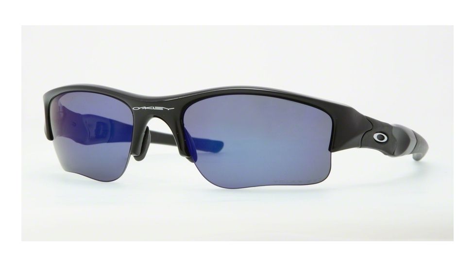 Oakley FLAK JACKET XLJ OO9009 Progressive Prescription Sunglasses OO9009-26-232-63 - Lens Diameter 63 mm, Frame Color Polished Black