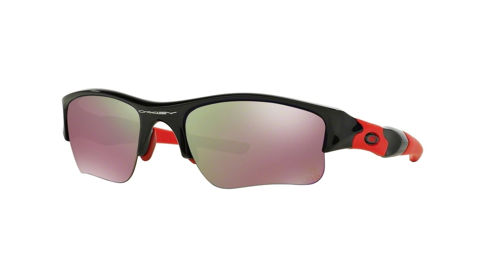 Oakley FLAK JACKET XLJ OO9009 Progressive Prescription Sunglasses OO9009-900910-63 - Lens Diameter 63 mm, Frame Color Polished Black