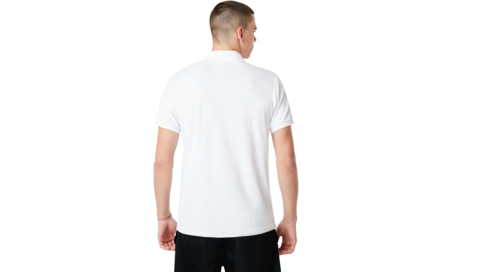 Oakley Flame Terry Short Sleeve Polo Tnp - Mens, White, Medium, 434445-100-M
