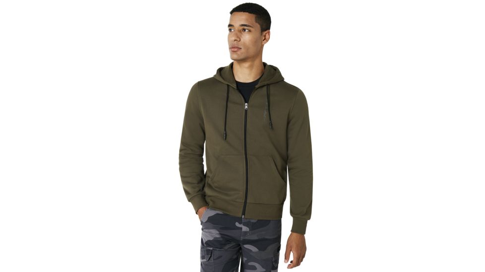 Oakley Fleece Oakley Camou Zipped - Mens, Blackout, Medium 472433-02E-M