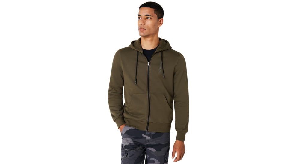 Oakley Fleece Oakley Camou Zipped - Mens, Dark Brush, Medium, 472433-86V-M