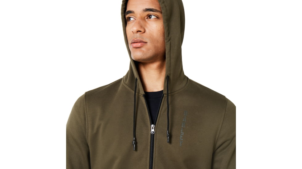 Oakley Fleece Oakley Camou Zipped - Mens, Dark Brush, Medium, 472433-86V-M