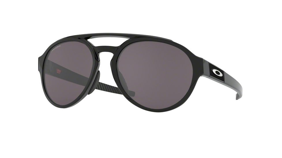 Oakley FORAGER A OO9421F Prescription Sunglasses, 58mm, Polished Black, OO9421F-942101-58-SV