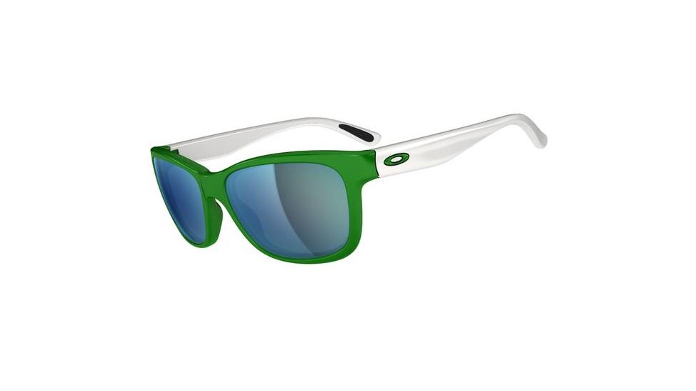 Oakley Forehand Sunglasses, G-Money Frame, Emerald Iridium Lens OO9179-18
