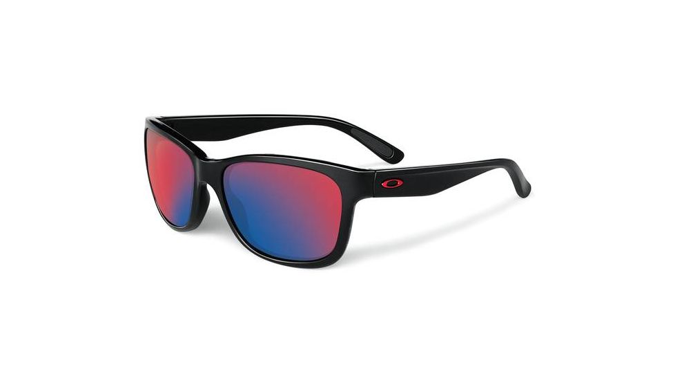 Oakley Forehand Sunglasses, Polished Black Frame, Positive Red Iridium Lens OO9179-27