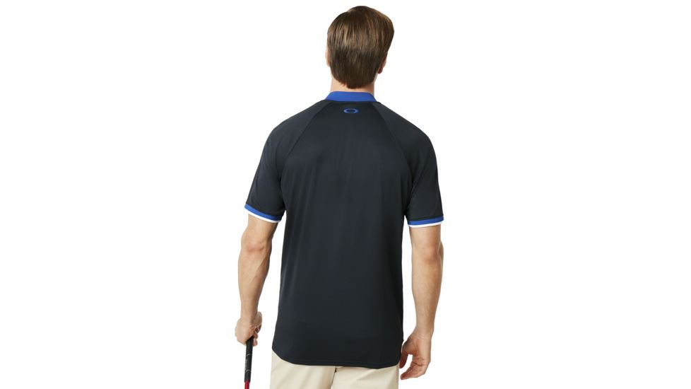 Oakley Forward PreShort Sleeve Placket Polo - Mens, Blackout, Extra Large 434327-02E-XL